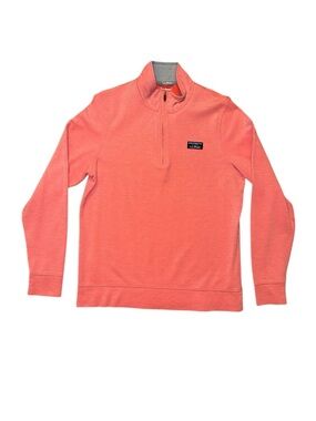 L.L. Bean Men’s Coral Half-Zip Pullover
